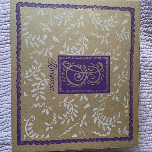 Brighton woman's Croc-Embossed Brown Leather Bag - Picture 7 of 7